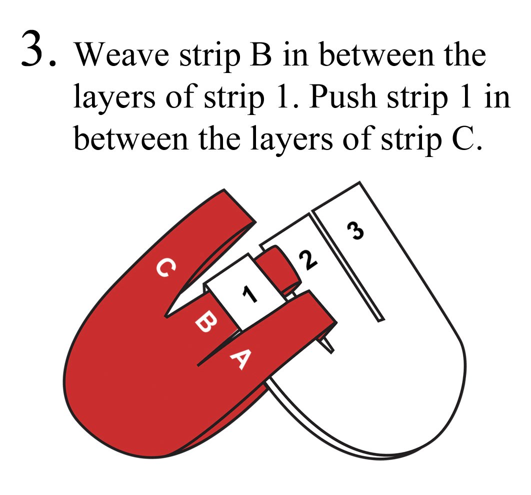 woven hearts instructions