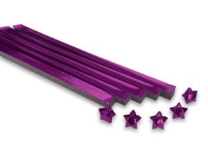 purple foil paper strips